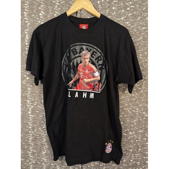 FC Bayern Lahm #21 Fan Graphic Print T-Shirt Men s Medium - Picture 1 of 8